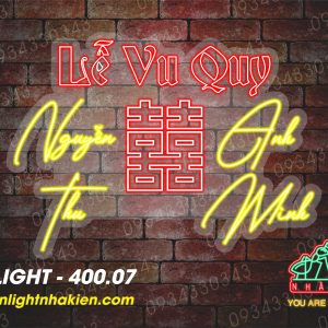 Đèn Led Neon cho Wedding