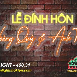 Đèn Led Neon cho Wedding