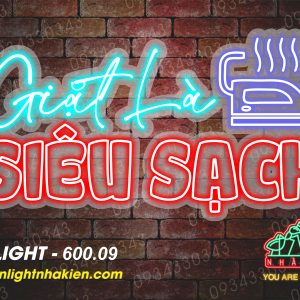 Đèn Led Neon cho Giặt Ủi