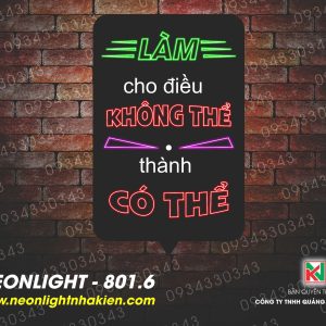 Đèn Led Neon Tranh động lực 801.6