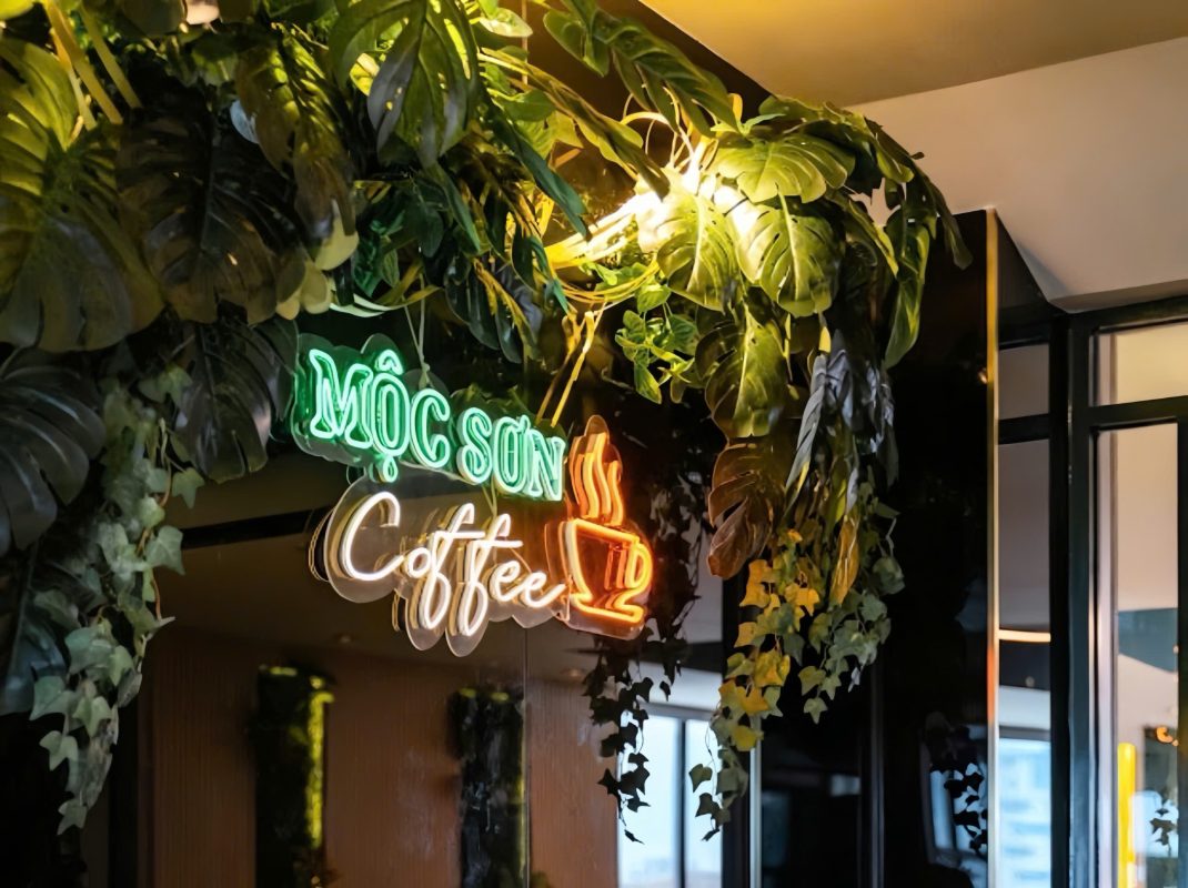 Đèn Led Neon cho quán Cafe