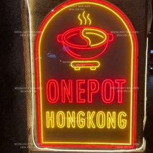 Đèn Led Neon trang trí nhà hàng, quán ăn - ONE POT HONG KONG