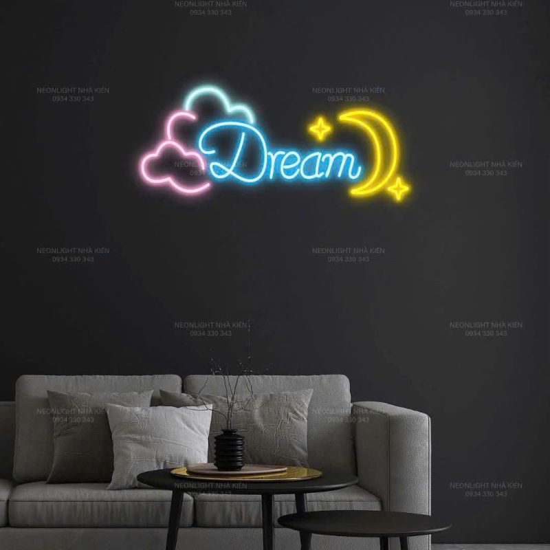 Đèn Led Neon chữ "Dream"