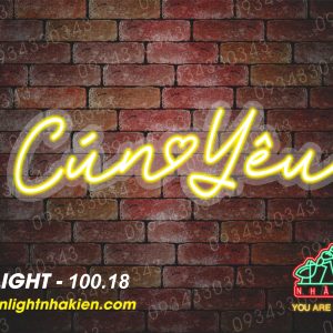 Đèn Led Neon cho home decor