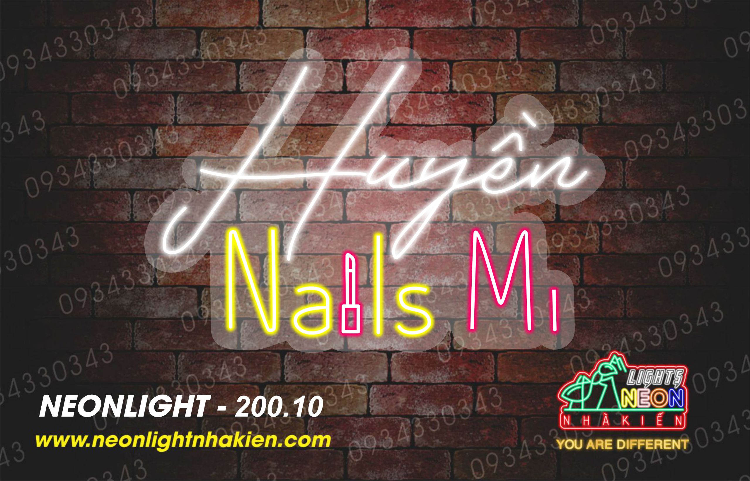 Đèn Led Neon cho ngành Nails