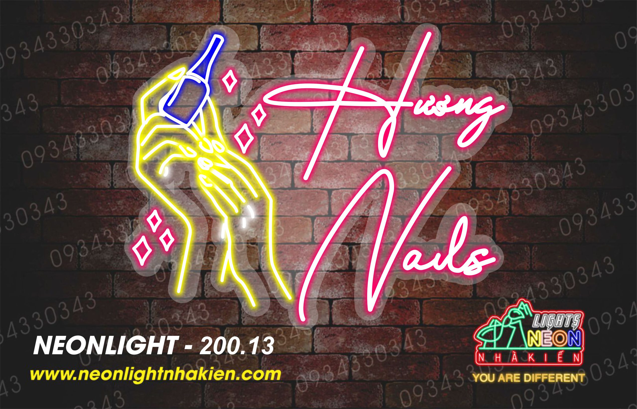 Đèn Led Neon cho ngành Nails