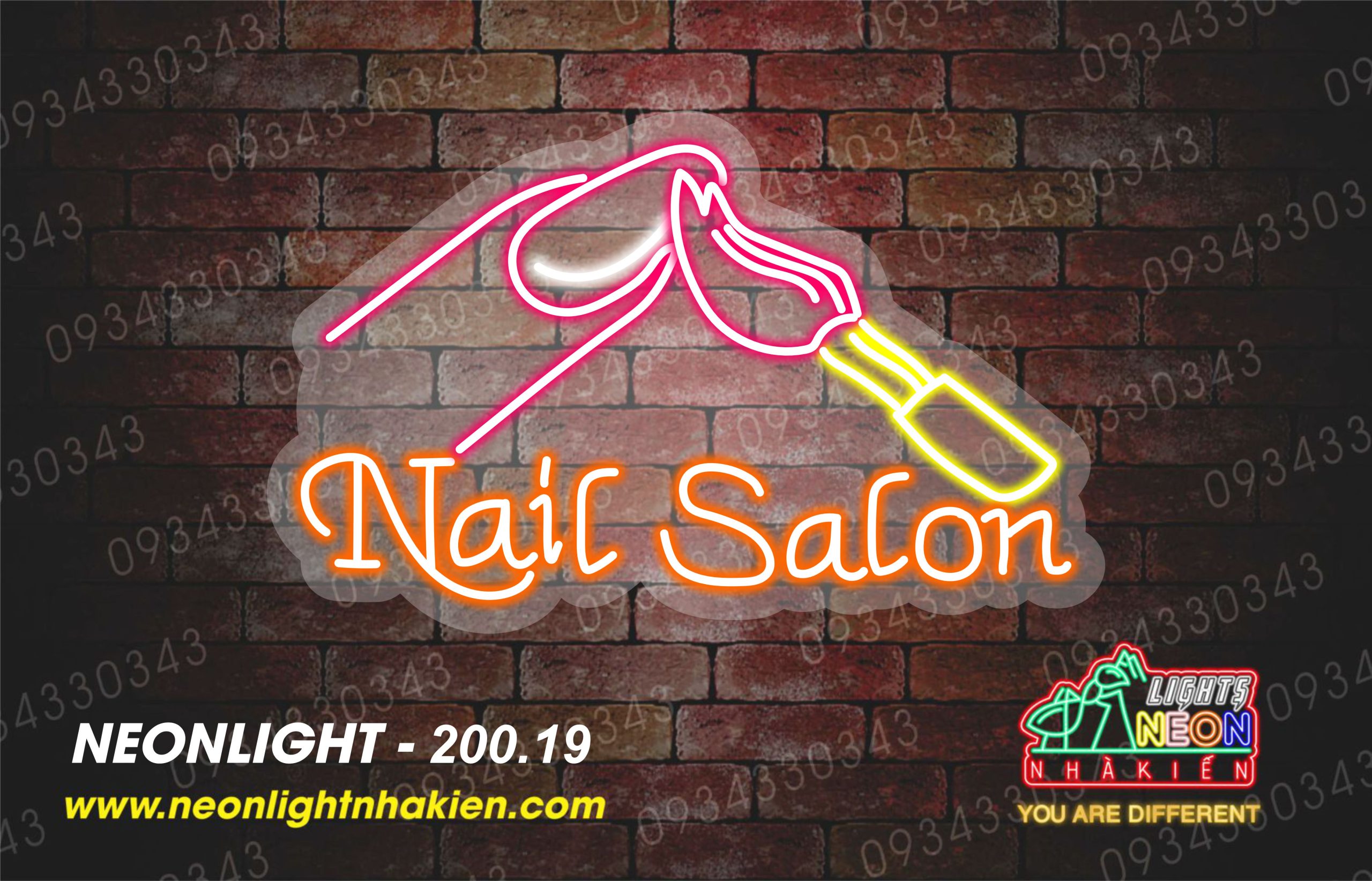 Đèn Led Neon cho ngành Nail Salon
