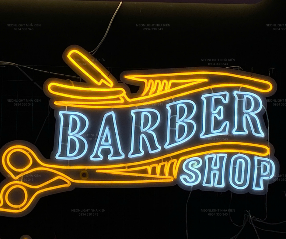 Đèn Led Neon "Barber Shop"