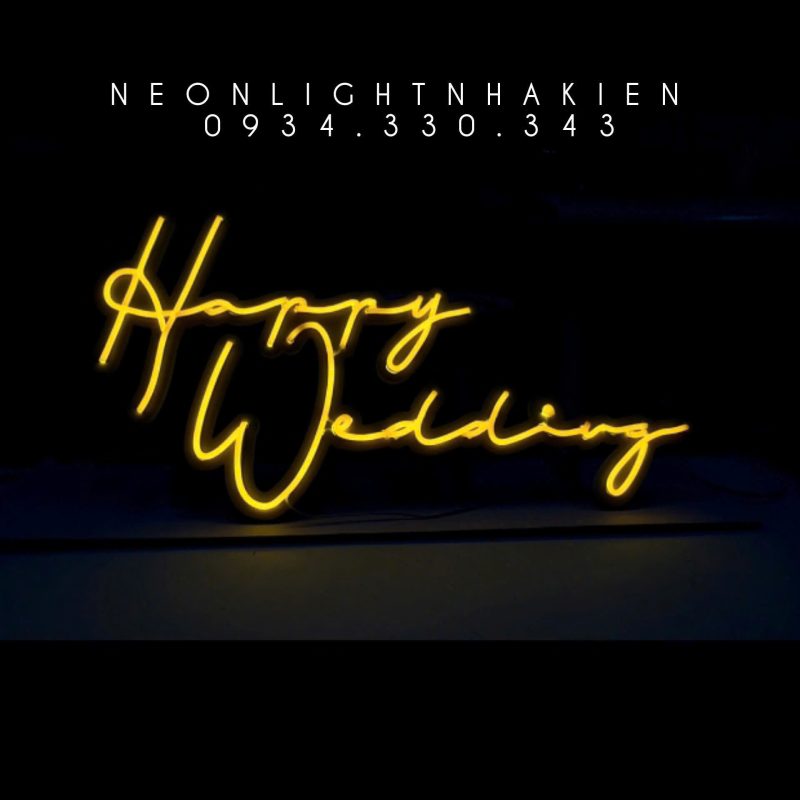 Đèn Led Neon cho ngày cưới