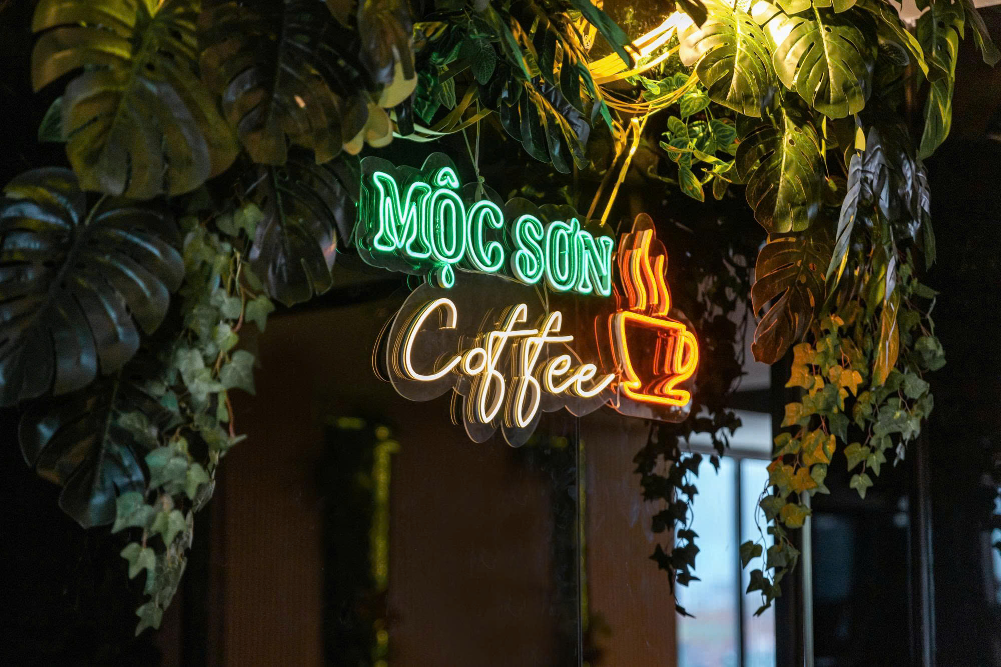 Đèn Led Neon Mộc Sơn Coffee