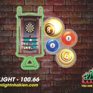 Đèn Led Neon Trang trí quán Billiards (Bida)