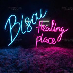 Đèn Led Neon Bisou Healing Place