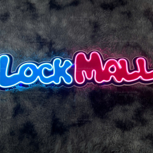 Đèn Led Neon Nhà Kiến cho cửa hàng điện thoai - LOCK MALL