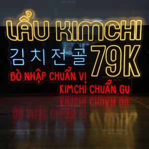 Đèn Led Neon cho quán lẩu nướng
