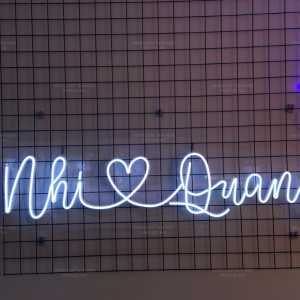 Đèn Led Neon tên dâu rể - NHI QUANG