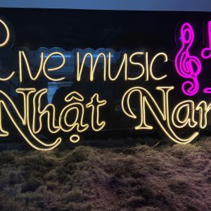 Đèn Led Neon Nhà Kiến - Live Music