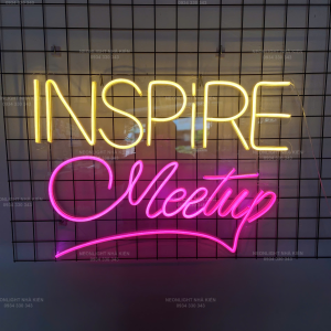 Đèn Led Nen trang trí sự kiện - Inspire Meeting