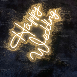 Đèn Led Neon - Happy Wedding
