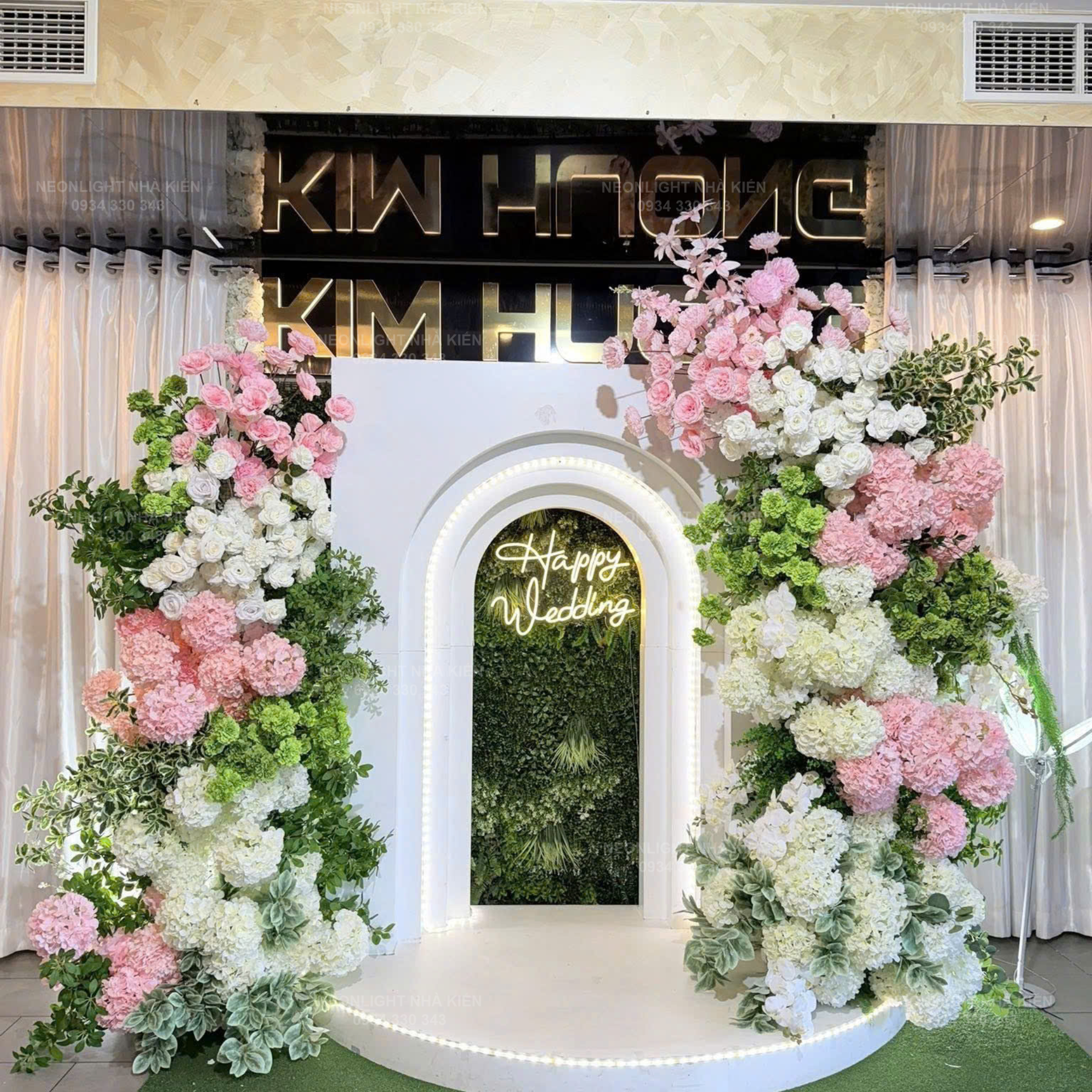 Đèn Led Neon - Happy Wedding