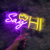 Đèn Led Neon cầm tay - Say Hi
