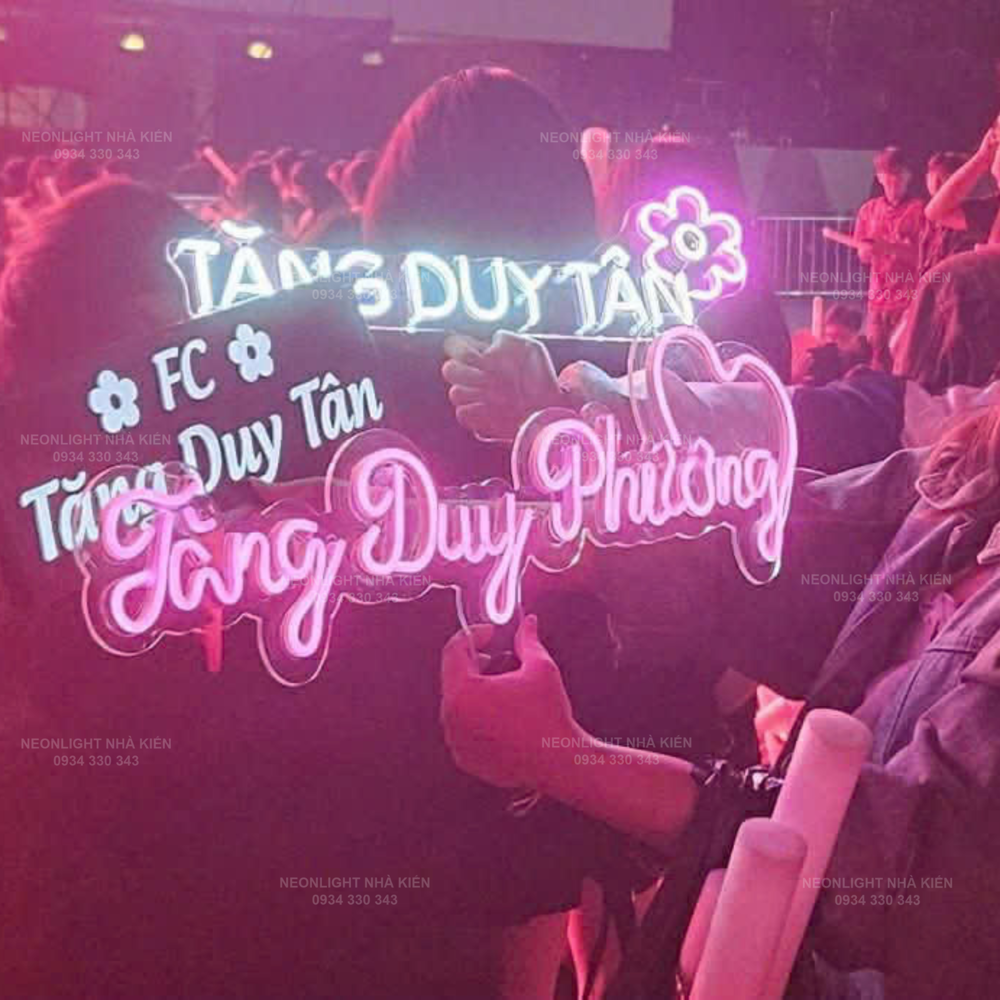 Bảng đèn led neon cầm tay - Tăng Duy Phương