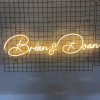 Đèn Led Neon tên dâu rể - Brian & Đoan
