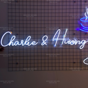 Đèn Led Neon dâu rể - Charlie & Hương