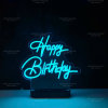 Đèn Led Neon Happy Birthday để bàn - màu xanh ngọc