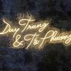 Đèn Led Neon tên dâu rể - DUY TRUNG & TỐ PHƯƠNG