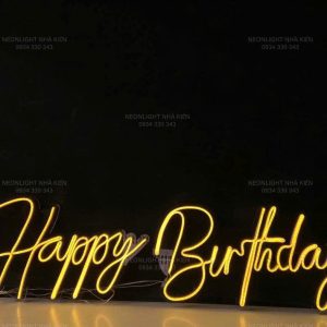 Đèn Led Neon Happy Birthday treo dây