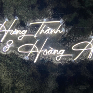 Đèn Led Neon dâu rể - Hưng Thành & Hoàng Ân
