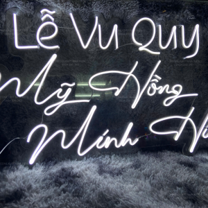 Đèn Led Neon - "Lễ vu quy - Mỹ Hồng & Minh Hiếu"