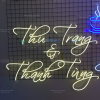 Đèn Led Neon tên dâu rể - " Thu Trang & Thanh Tùng"
