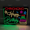 Bảng đèn Led Neon Happy Birthday cầm tay cao cấp