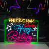 Đèn Led Neon happy birthday cầm tay/treo dây