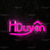 Đèn Led kẹp điện thoại tên idol HDuyen