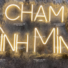Đèn Led Neon decor quán cafe - chạm bình minh