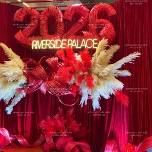 đèn Led Neon trang trí nhà hàng tiệc cưới -RIVERSIDE PALACE