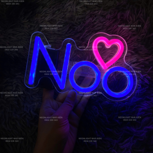 Đèn Led Neon kẹp điện thoại tên idol - NOO