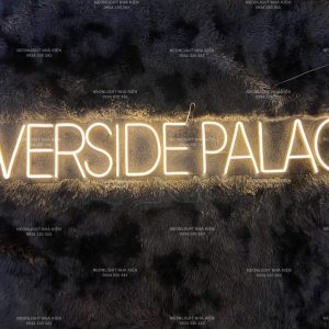 Đèn led neon trang trí nhà hàng sang trọng - RIVERSIDE PALACE